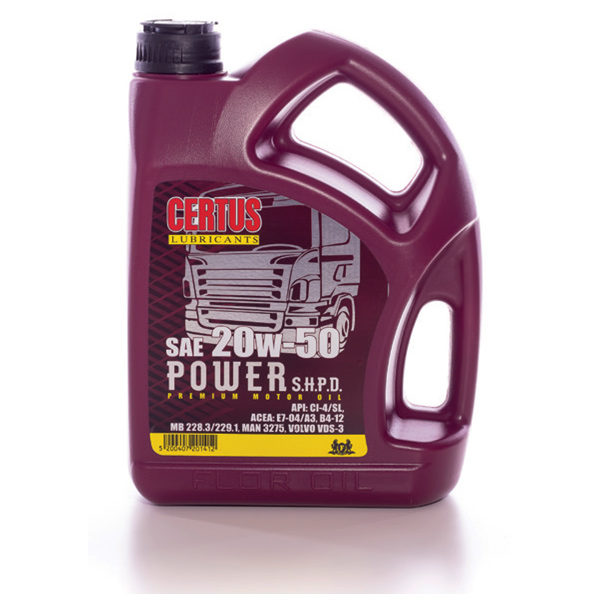 CATER (SAE 10W, 30, 50) Flor Oil - CERTUS 7